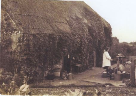 Photograph of Gills Hole in about 1900 from the 1957 WI scrapbook
