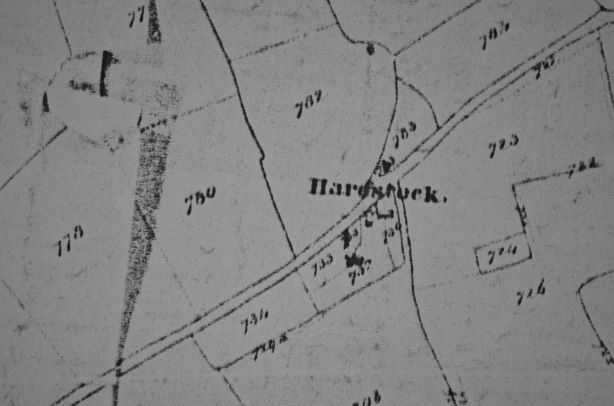 Harestock on the 1842 Tithe Map