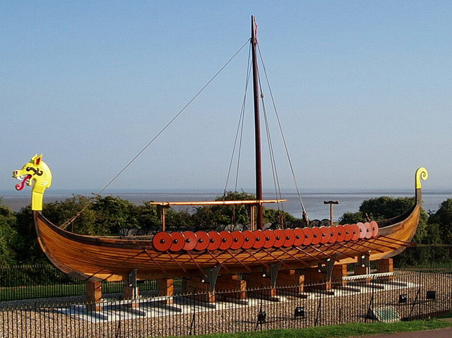 Viking ship reconstruction at Ramsgate