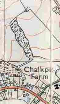Map showing the location of the firework factory